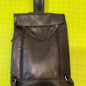 Derek Alexander leather backpack EUC